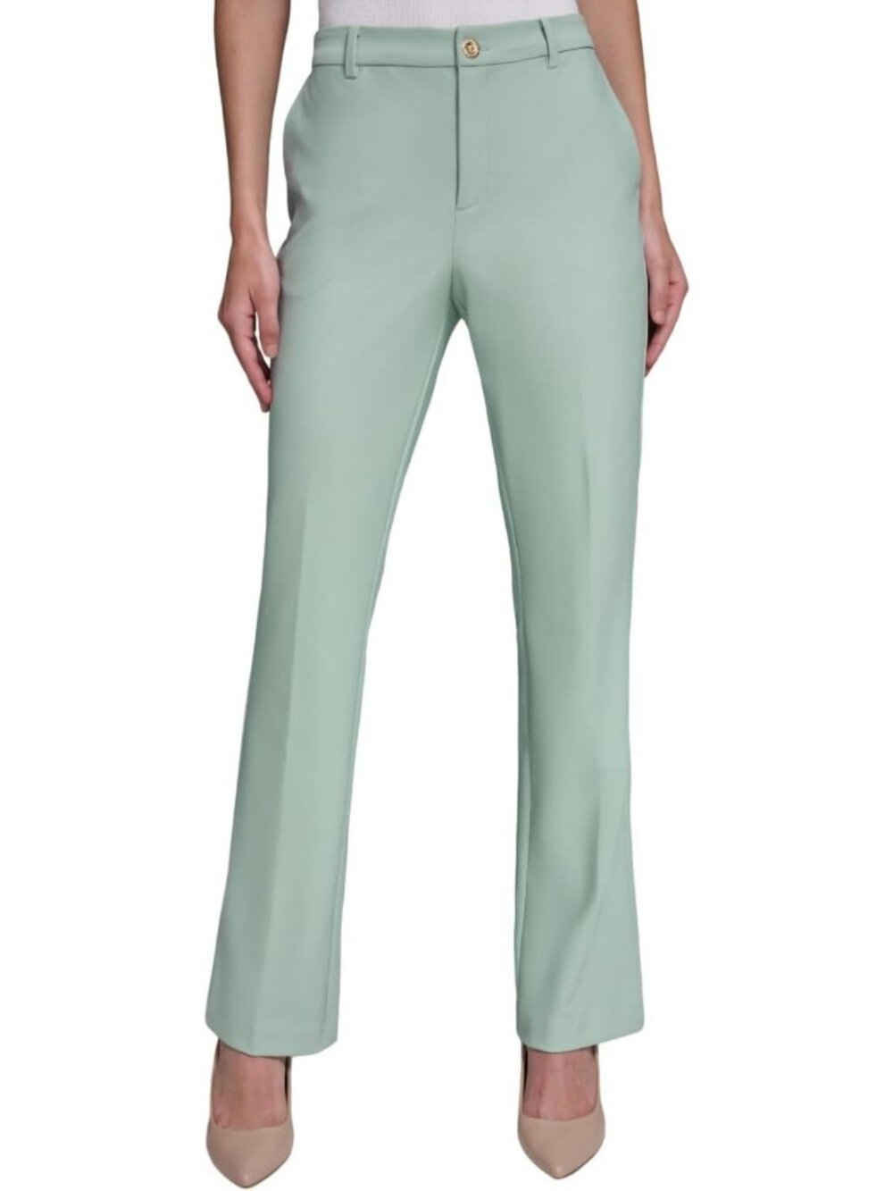 Chic Women's Wide Leg Ponte Pants - Polished, Comfortable & Stylish Fit